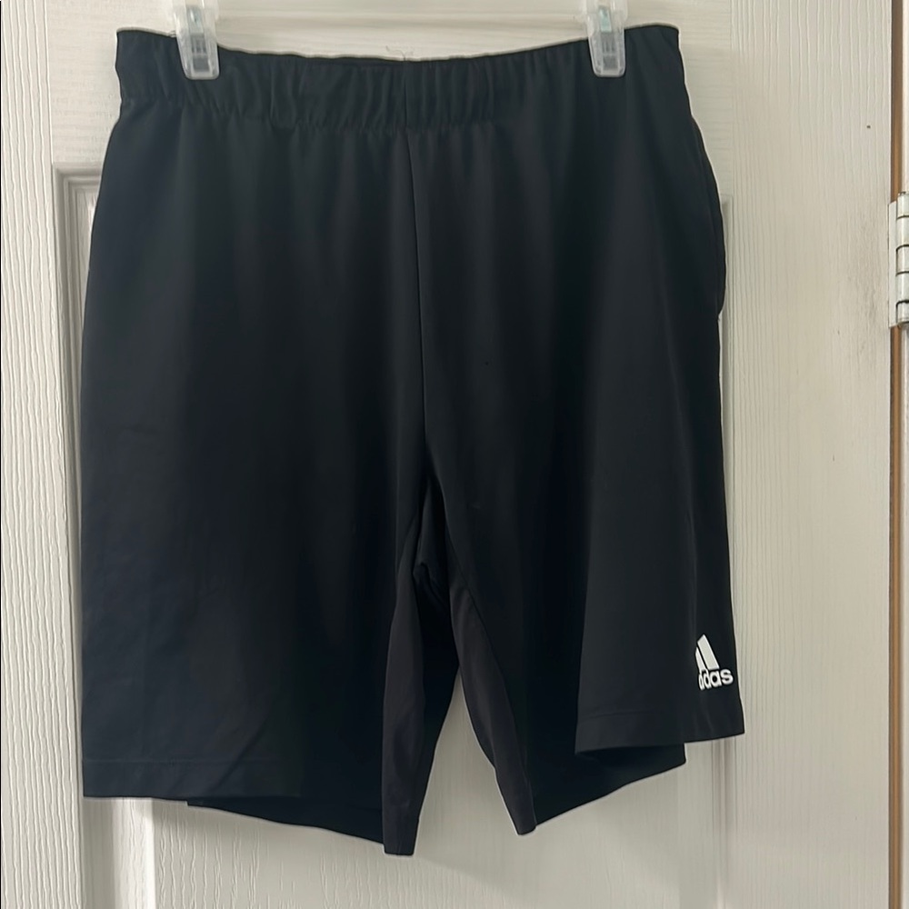 Adidas Black Athletic Shorts Performance Design